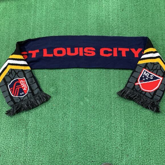 St Louis City SC MLS Soccer Continental Acrylic Knit Supporter Fan Scarf - Picture 1 of 12